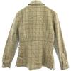 TOCCA wool Grid pattern Jacket 2 Gray x brown Women Used