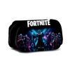 Astuccio Doppio per Matite Periferica Attività Fortnite Astuccio per Matite Anime Materiale Scolastico Primaria e Secondaria Cancelleria Studente Bo