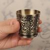 Baijiu-Gläser aus geprägtem Metall im chinesischen Stil