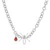 Internet celebrity Korean version design sense personality spider collarbone chain girl ins personality fashion cold wind ruby necklace
