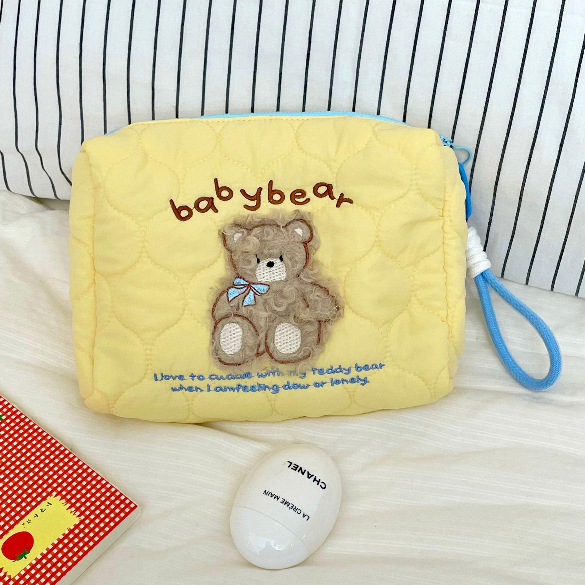 

Очаровательный вышитый клатч - Стильный дорожный органайзер для макияжа большой вместимости