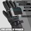 Touchscreen Winter Skiing Gloves For Women Anti Loss Buckle Outdoor Anti Cold Thick And Plush Warm Riding Gloves