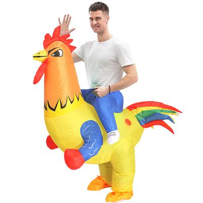 Party Festival Cartoon Inflatable Costume Inflatable Costume Masquerade Dress Up Costume Cycling Boxing Cock Inflatable Costume