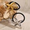 Youthway Starfish Stainless Steel Ponytail Arch Pony Cuff Waterproof Hair Bands Headband Trendy Jewelry Women