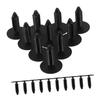 ABOOFAN 30pcs Black Nylon Car Clips for Toklining Interior Protection