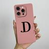 For iPhone 15 Pro Max Case iPhone 15 Plus Phone Case iPhone 15 Pro Cover iPhone 15 Cute Couple Initial Letters Skin Matte Cover