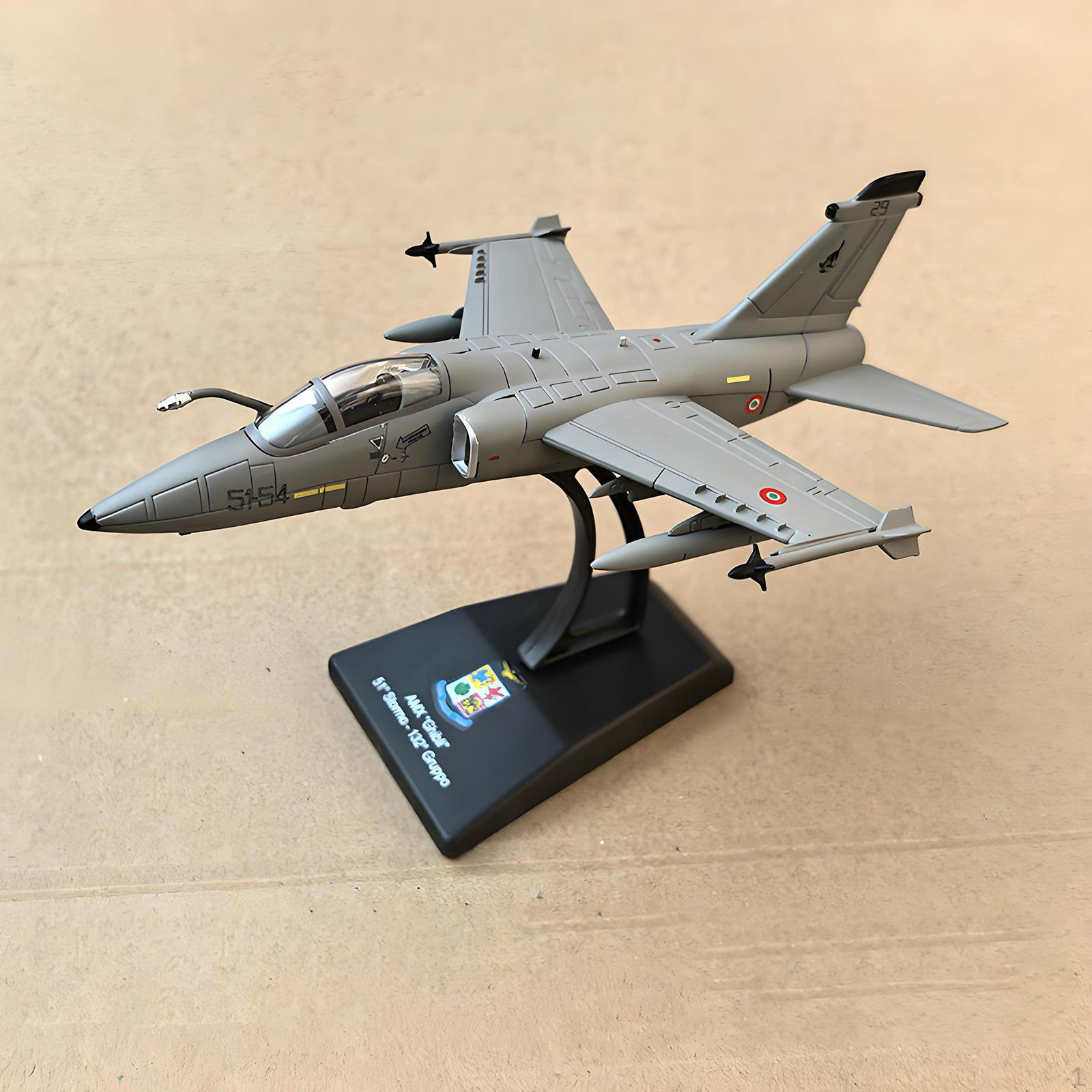

1:100 Model Toy Teaching Aids Attack Plane with Base for TV Cabinet Home Bookshelf Office