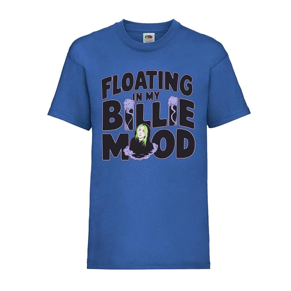Adults Unisex Tshirt Floating in my Billie mood T Pop Singer Graphic Tee S