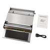 Macchina Avvolgitrice Manuale Acciaio Inossidabile 304 Larghezza 45 cm Avvolgitore di Pellicola 270W Macchina Confezionatrice con Pellicola Estensibile per Confezionamento Alimenti in Negozi