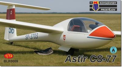 KP Model Astia Glider Plastic Model Kit KPMBLK0009 1/72 CS-77 (Airplane)