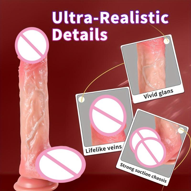 Waterproof Silicone Adult Sex Toys Soft Thick Realistic Dildo Anal Vagina Stimulator Penis Female Masturbator Massager Dick Cock