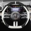 Suede Car Steering Wheel Cover for Mercedes Benz E GLC CLE CLA CLS C B A T GLA SLC 260 200 300 400 220 350 250 180 Accessories BG1