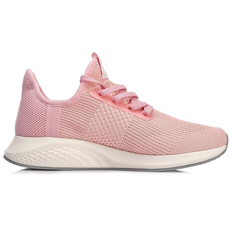Li Ning Exceed Casual Shoes Women's Low Top Pink/White AGLN074-3