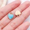 Love Tag Peach Heart Pendant DIY Jewelry Accessories