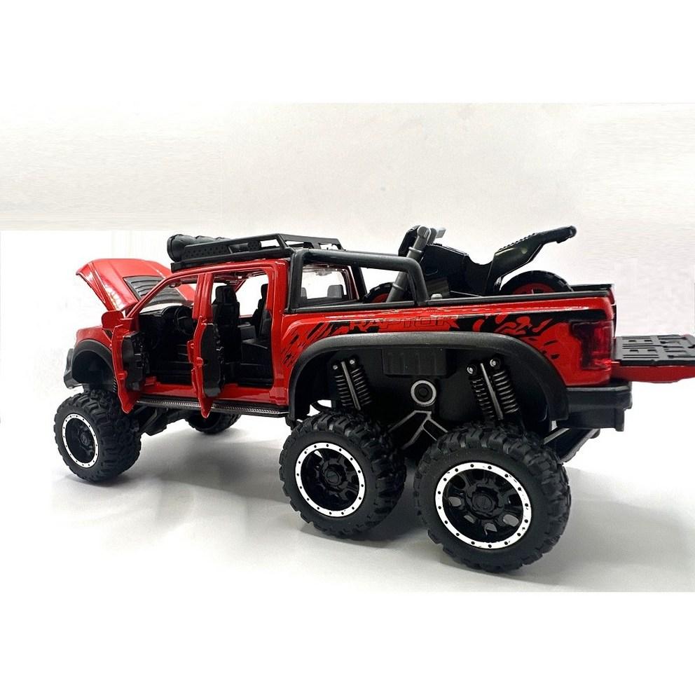 Ford Beast Raptor Off-Road 1:24 Druckguss-Modellautos, Rot