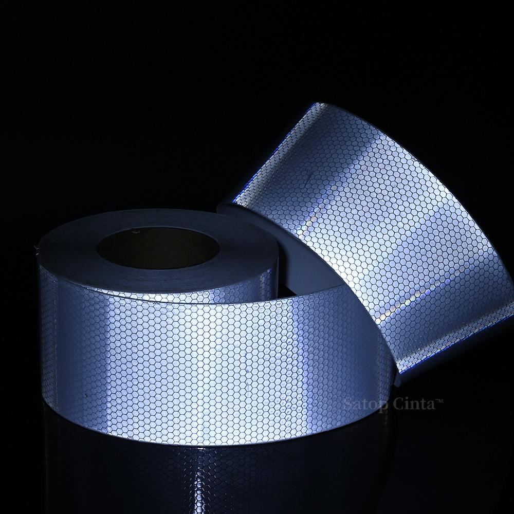 10CMX10M Høylys PVC Reflekstape Sikkerhetsvarsel Reflektor For Ting Vanntett Selvklebende Veiledningsskilt Refleksklistremerker