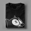 T-shirt à Manches Courtes Imprimé Graphique pour Hommes Femmes F-Felix le Chat Dessin Animé 100% Coton Vêtements T-shirts