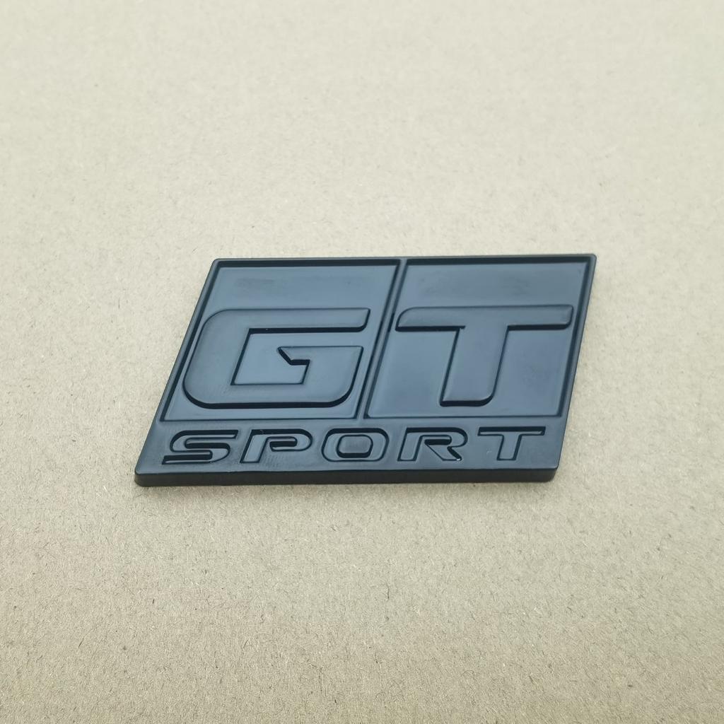 1Pc 3D Metal GT SPORT Logo, Car Front Grille Badge, Car Sider Fender/Car Rear Trunk Emblem Badge Sticker