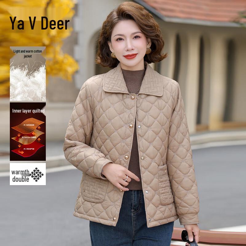 Yalu Mid-Aged Women's Thickened Cotton Jacket