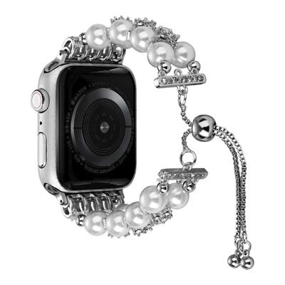 Watchband Women Bracelet For Apple Watch Band SE 9 8 7 6 Ultra 40mm 41mm 44mm 45mm 49mm Stainless Steel Strap IWatch Bead Strings Bracelet
