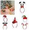 Foolscap Santa Claus Čelenka Dlouhá noha Vánoční čepice Gumičky do vlasů Roztomilé vánoční obruče do vlasů Cosplay