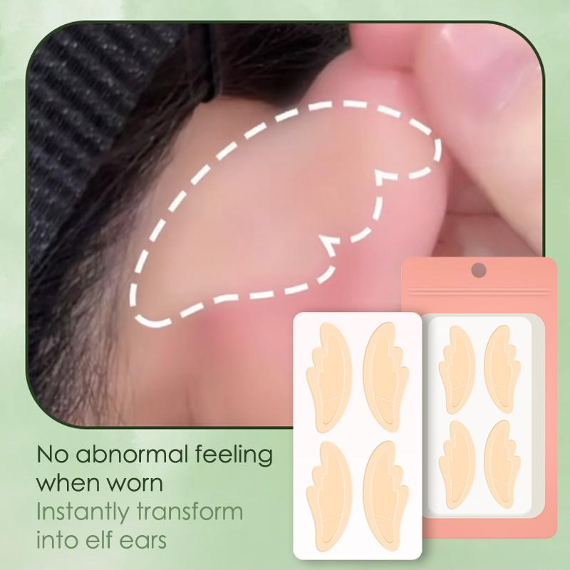 4/12/20 Patches Elf Ear Support Stickers Invisible Ear Corrector Earlobe Support Patches Elf Ear Makeup V-Face Stickers Easy Use