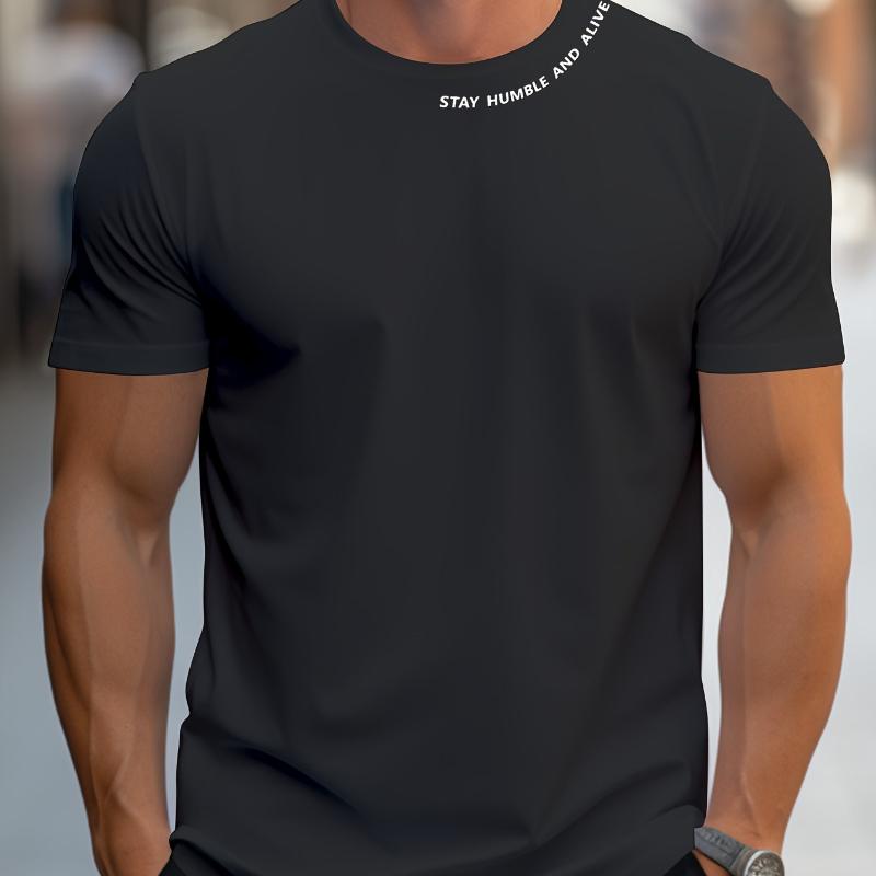 

Humble Alive T-Shirt,Soft Breathable & Fade-Resistant, Classic Fit for Daily Casual Wear XXL білий