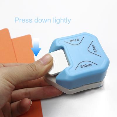 3 in1 Mini Runde Ecke Cutter Ecke Langlebig Rounder Punch R4/R7/R10mm Papier Trimmer Runde Ecke DIY papier Cutter Karte KD05