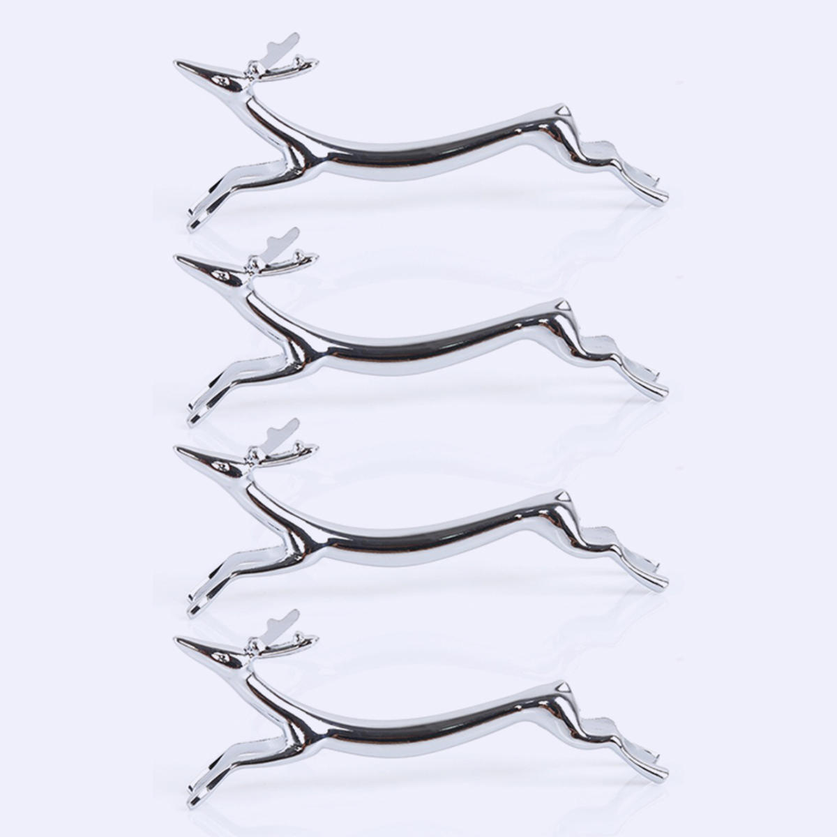 

Тримач для столових приборів з цинкового сплаву Тримач для виделок, ножів, ложок, мішалок, паличок для їжі Підставка для столових приборів для дому, кухні, ресторану, готелю Аксесуари для столового приладдя deer 4pcs срібний