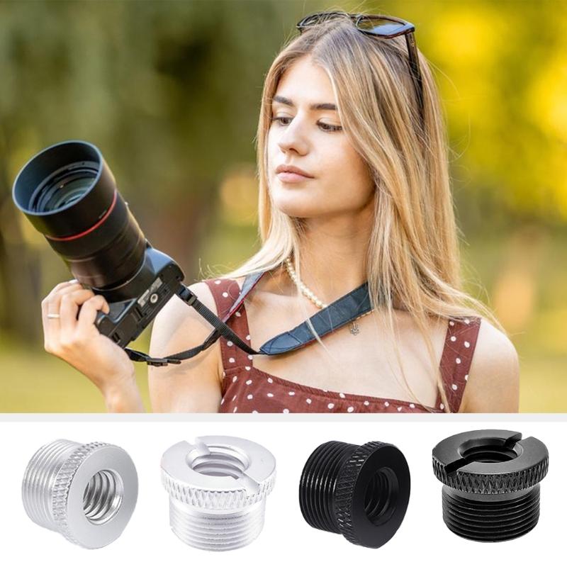 Screw Adapter Aluminum Alloy Thread 3/8 Female To 5/8 Male Camera Tripod Use