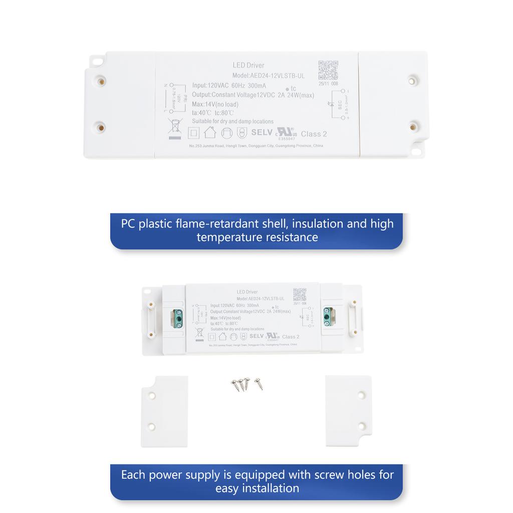 LED Driver Power Supply 24W LED Driver Power Supply Adapter Transformer Lighting Transformer For LED Ceiling Lights