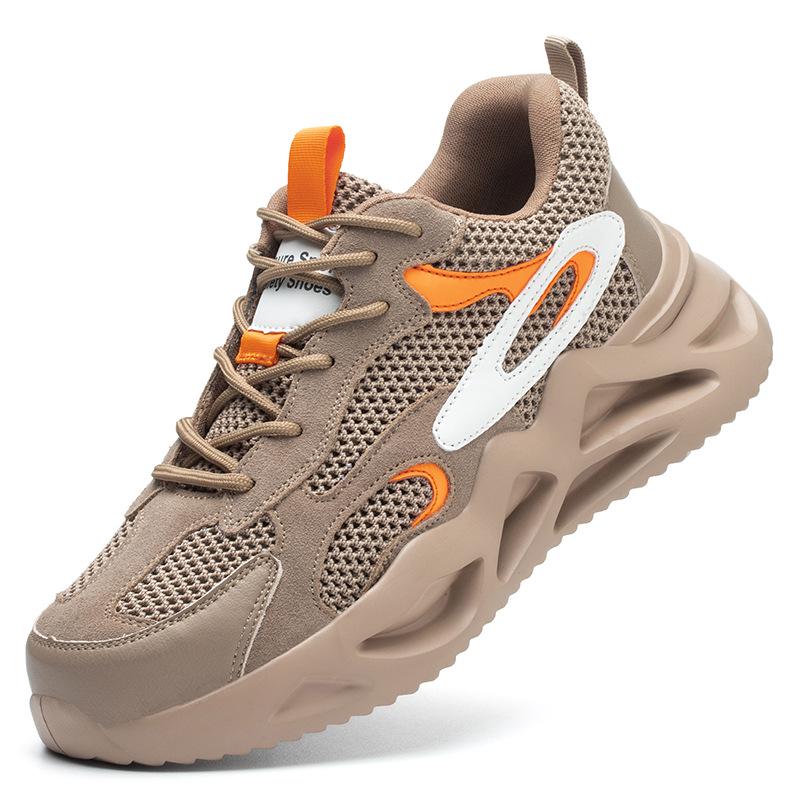Unisex Summer Steel Toe Work Shoes: Lightweight, Anti-Smash, Anti-Puncture, Wear-Resistant Sole