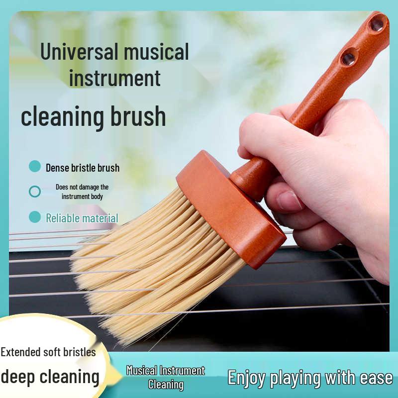 Guzheng, Guqin, Pipa, Zhongruan Cleaning Brush - Non-Shedding Instrument Care Accessory