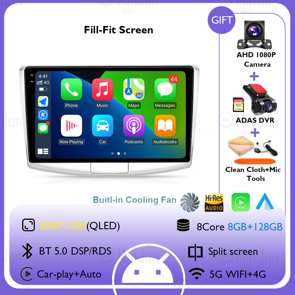 Android 14 Multimedia Player For Volkswagen VW Passat B6 B7 CC 2007-2015 Wireless Carplay Radio Android Auto Car Radio No 2 Din