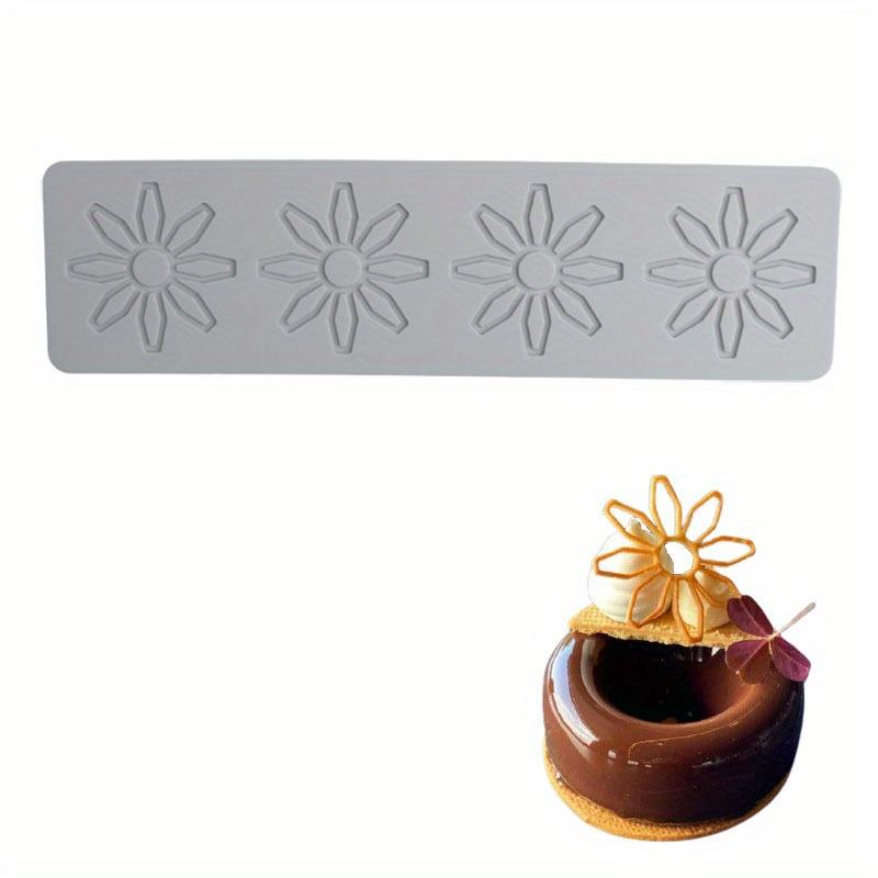 1pc Silicone Lace Mat Set for Cake Decorating, Sugarcraft, Chocolate & Fondant Molds - DIY Baking Tool