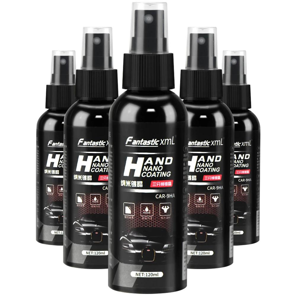 Wosk do ceramicznego powlekania samochodu Środek do pielęgnacji lakieru samochodowego Polerowanie Super hydrofobowy Płynny wodoodporny powłoka nano Spray przeciwporostowy do samochodu