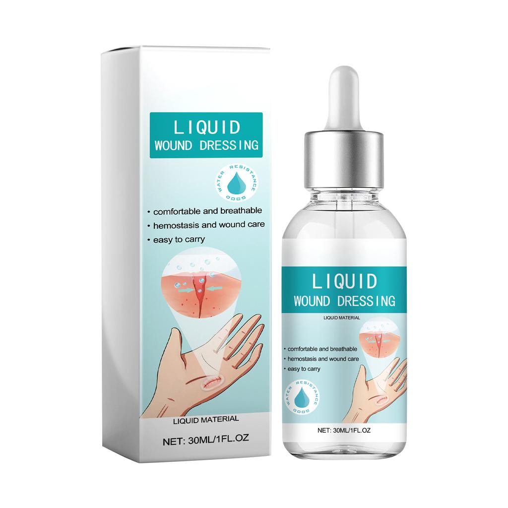 Liquid Bandage Drops; Liquid Wound Suture; Wound Glue Reduce And Isolate  Waterproof And Breathable 30ml