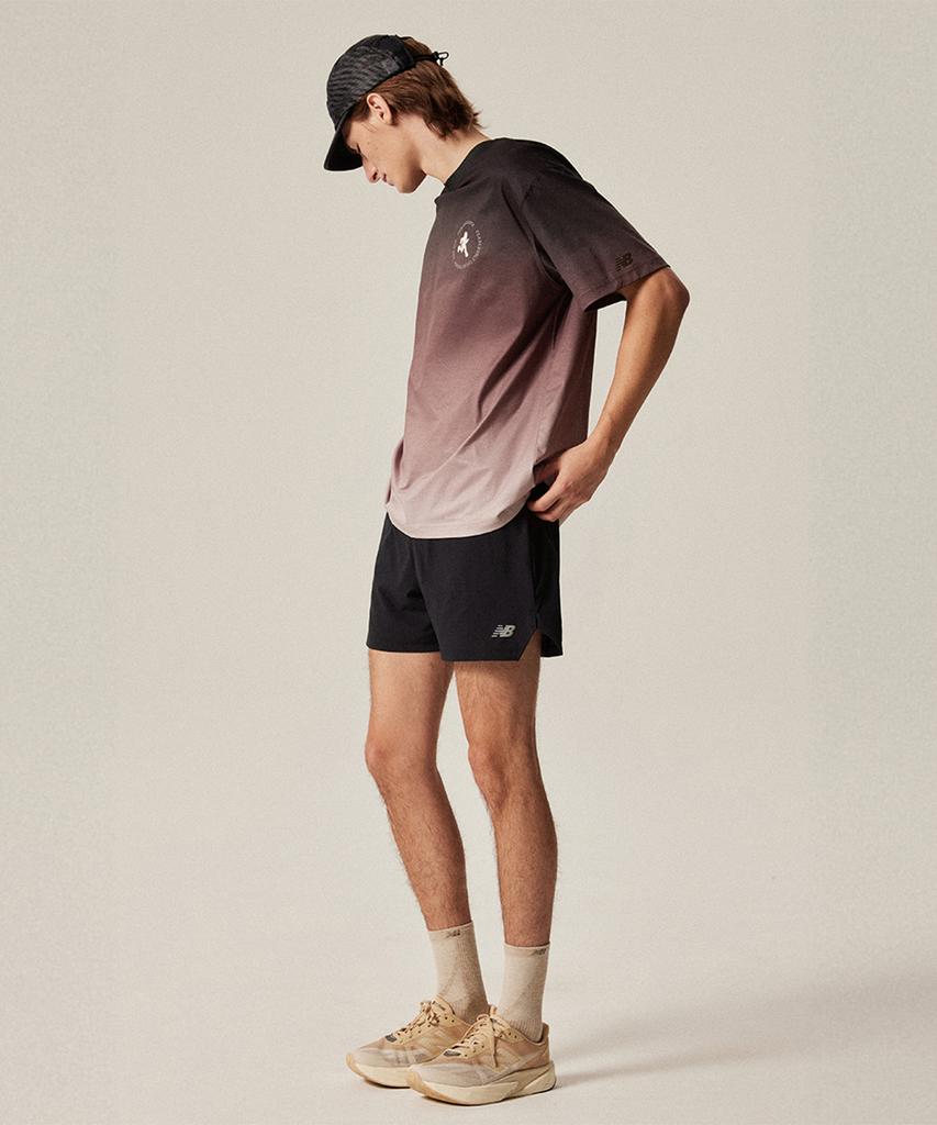 Nyuballanseu Nbneg25413 / Uni Rc Frozen Run & Nova Short Sleeve Tee (Brown)