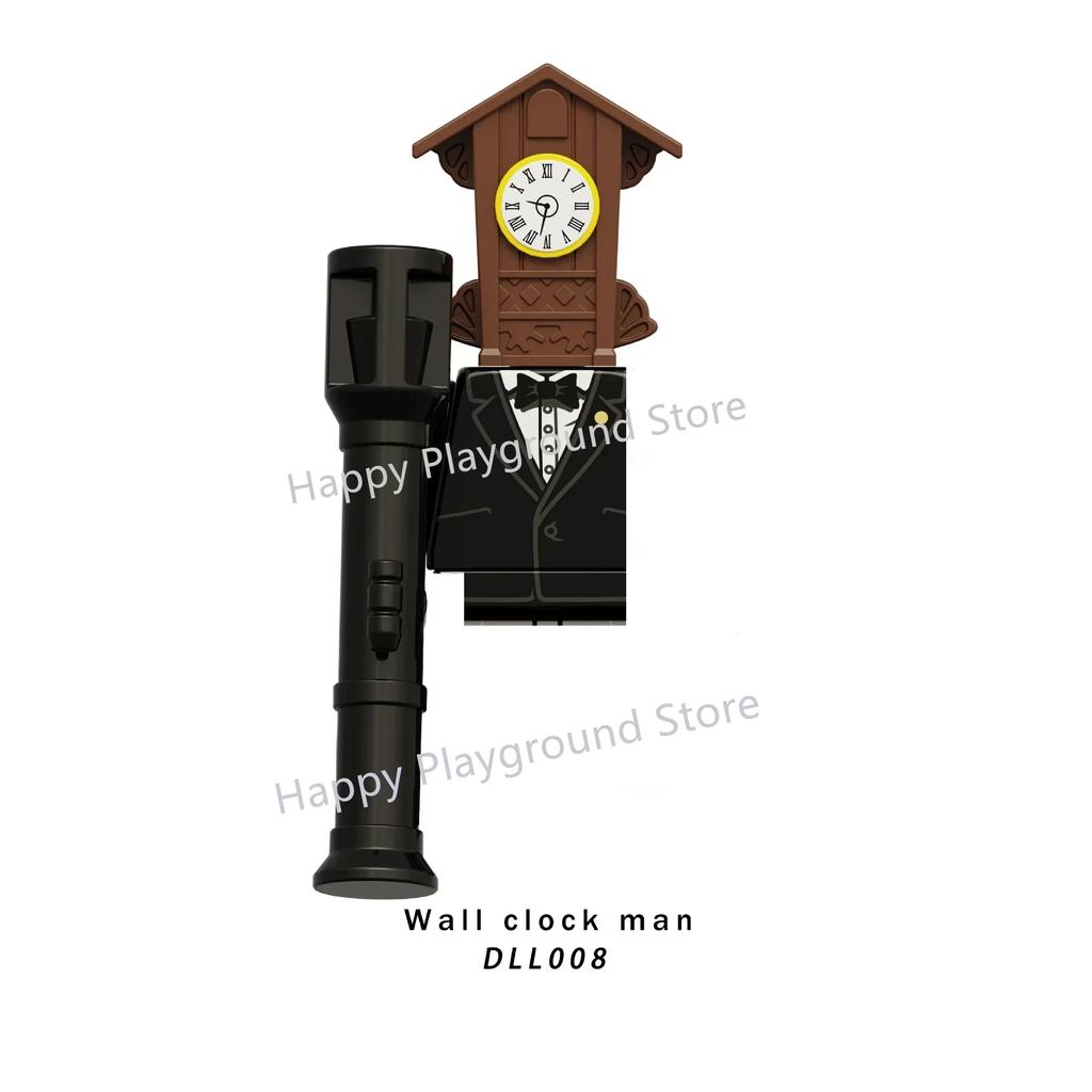 New Skibidi Toilet Man Anime Cartoon Bricks Dolls Figure Cameraman Speakerman TV Man Action Bricks Toy Figures Building Blocks