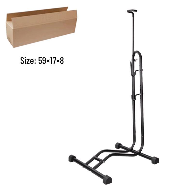 Vertical L-Shaped Bicycle Rack & Display Stand for Mountain Bikes