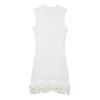 2025 Autumn Women's Fashion Plaid Knit Tassel Dress - European & American Style