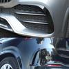 4pcs/Set Black Car Front Rear Bumper Fog Light Eyebrow Eyelid Cover Trim ABS Fit for Mercedes Benz GLE W167 V167