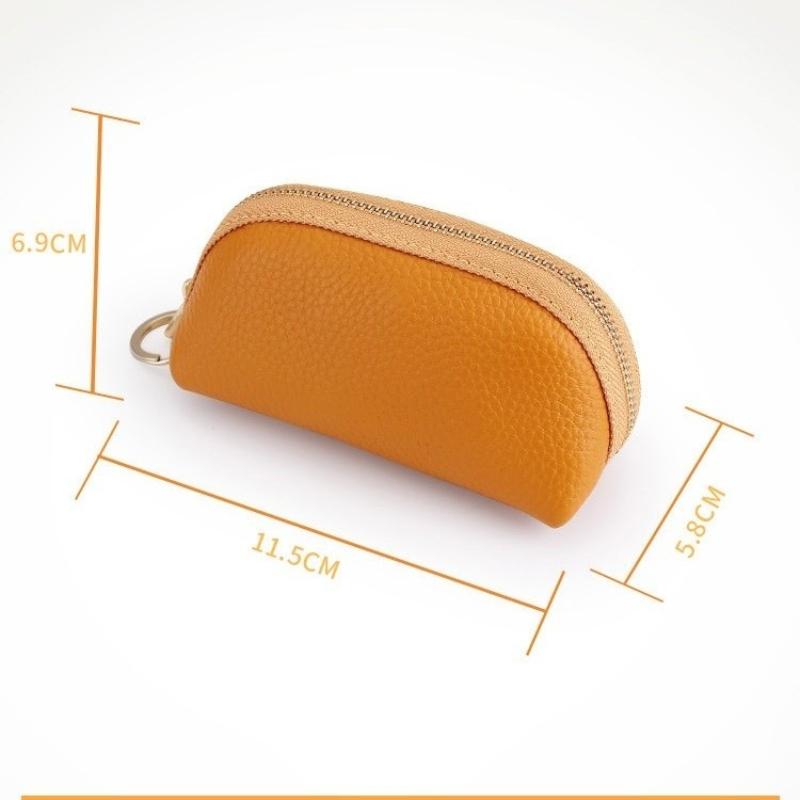 Hot PU Leather Simple Large Capacity Universal Car Key Bag for Women, Compact Storage Mini Key Bag Cover, Cute for Home Use