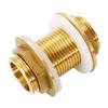 3/4inch Brass Pipe Fitting Connectors for Water Tanks Male Full Thread Fitting Water Tanks Jointer Connectors Replacement