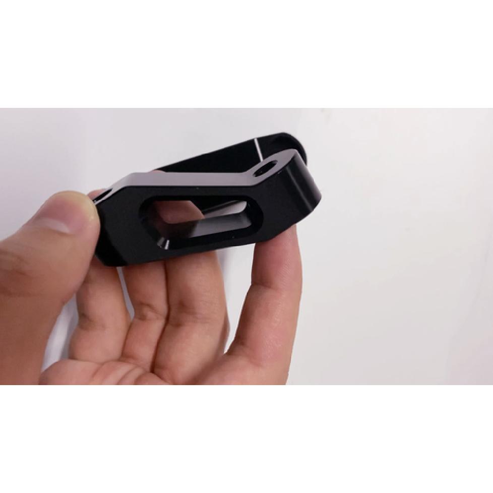 For Kawasaki Z125 Pro 2017-2025 BR125 CNC Rearview Mirror Risers Extenders Kit