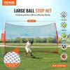Barricade Backstop Net, 16x10 Ft Ball Sports Barrier Netting, Portable Practice Equipment with Carry Bag, Protection Screen for Baseball Softball