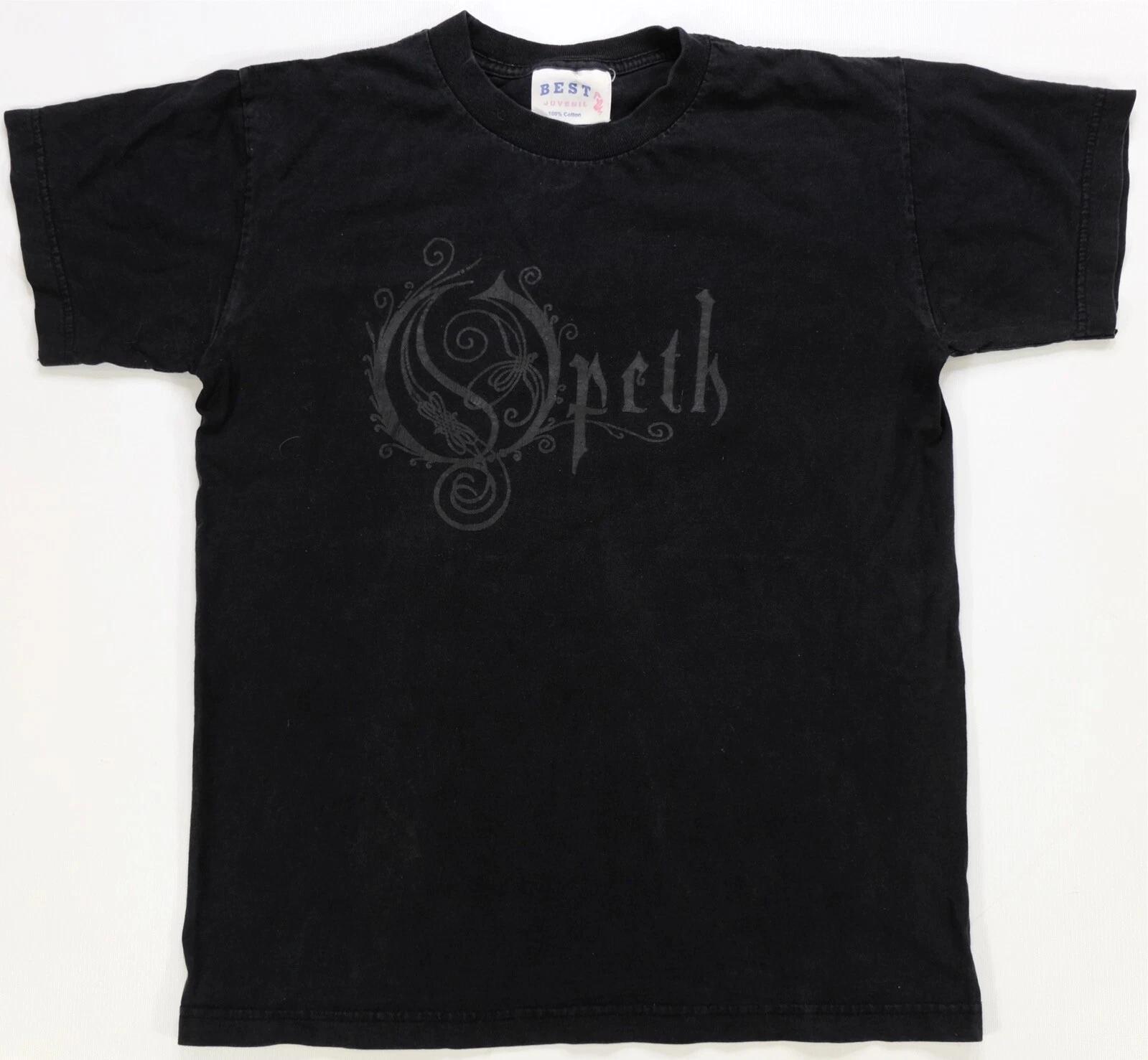 Rare VTG BEST Opeth Tour T Shirt 90s Swedish Progressive Metal Band Youth Size S
