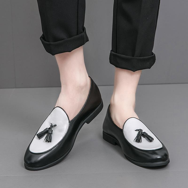 Fashion Mixed Colors Mens Dress Shoes Retro Male Leather Shoes Business Male Baroque Footwear Casual Mens Oxford Footwear