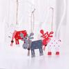 Wooden Reindeer Christmas Tree Ornament – Colorful Holiday Door & Window Decoration