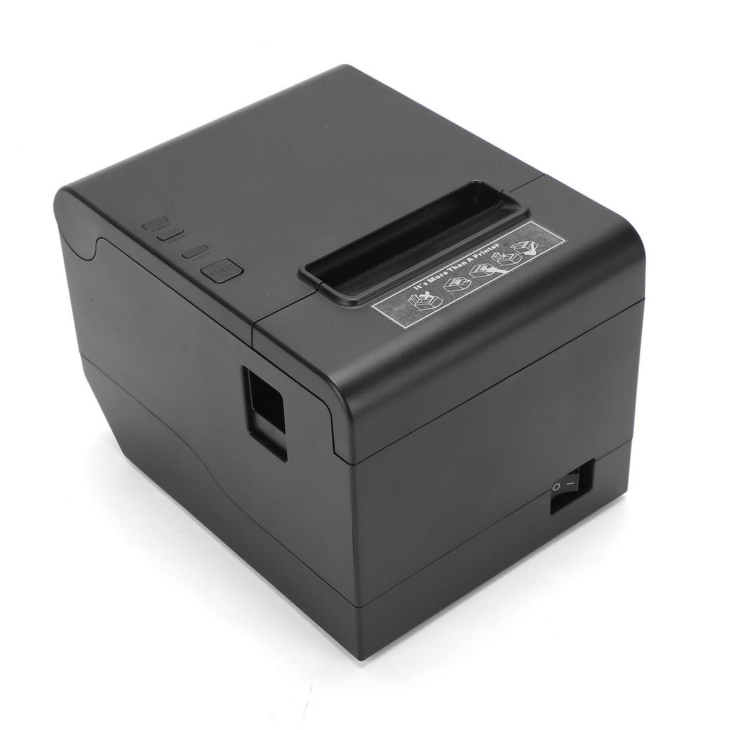 80mm Thermodrucker für Kassenbons Desktop-Drucker mit Automatikschneider Hohe Geschwindigkeit 260mm/s USB+WIFI Unterstützung Wandmontage